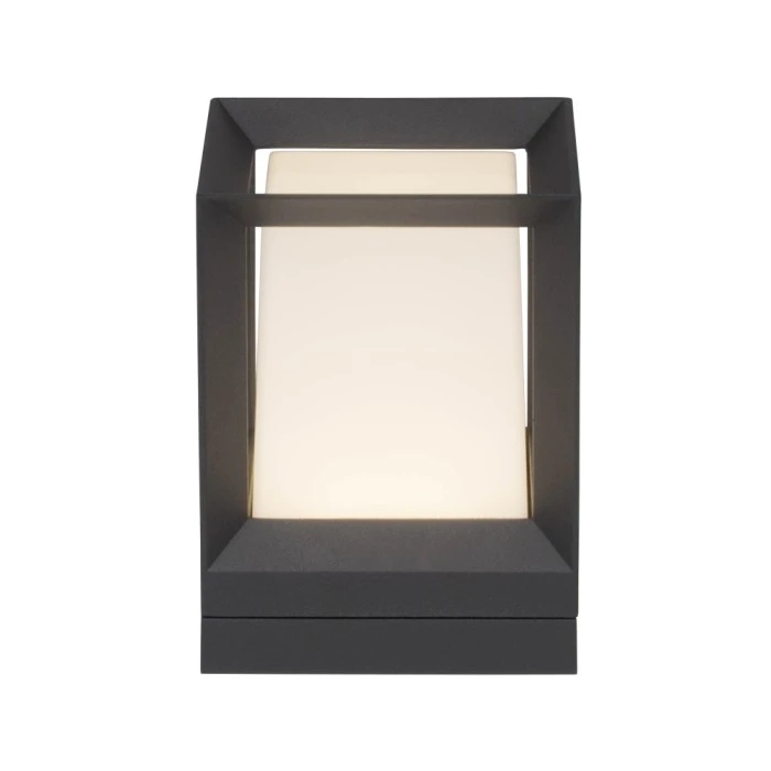 AEG Kubus Außensockelleuchte LED Anthrazit, Weiß, 1-flammig 4 AEG Kubus Außensockelleuchte LED Anthrazit, Weiß, 1-flammig – Bild 3