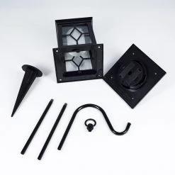 Hofstein Alavas Solarwegeleuchte LED Schwarz, 1-flammig -Günstiges Wegeleuchten Geschäft alavas solarwegeleuchte h3420225 4