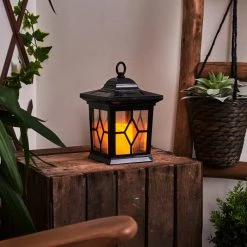 Hofstein Alavas Solarwegeleuchte LED Schwarz, 1-flammig -Günstiges Wegeleuchten Geschäft alavas solarwegeleuchte h3420225 6