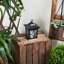 Hofstein Alavas Solarwegeleuchte LED Schwarz, 1-flammig -Günstiges Wegeleuchten Geschäft alavas solarwegeleuchte h3420225 9