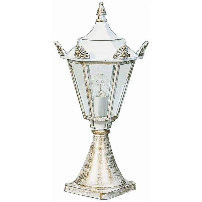 Albert Leuchten 533 Sockelleuchte Weiß, Gold, 1-flammig 3 Albert Leuchten 533 Sockelleuchte Weiß, Gold, 1-flammig