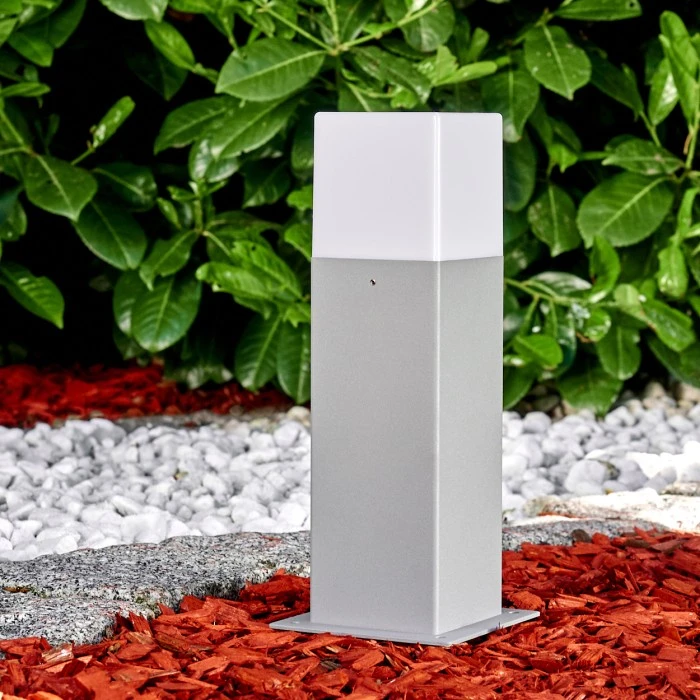 Hofstein Algier Sockelleuchte LED Grau, 1-flammig 5 Hofstein Algier Sockelleuchte LED Grau, 1-flammig – Bild 3