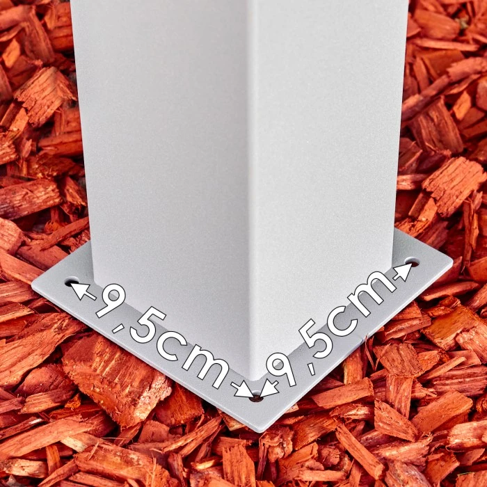 Hofstein Algier Sockelleuchte LED Grau, 1-flammig 11 Hofstein Algier Sockelleuchte LED Grau, 1-flammig – Bild 9