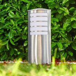 Hofstein Alslev Außenleuchte Edelstahl, 1-flammig -Günstiges Wegeleuchten Geschäft alslev aussenleuchte h3291924 do1 4