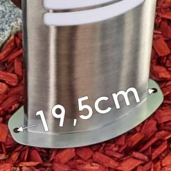 Hofstein Alslev Außenleuchte Edelstahl, 1-flammig -Günstiges Wegeleuchten Geschäft alslev aussenleuchte h3291924 do1 9