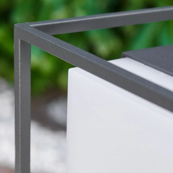 Hofstein Amarillo Wegeleuchte LED Anthrazit, 1-flammig 5 Hofstein Amarillo Wegeleuchte LED Anthrazit, 1-flammig – Bild 3