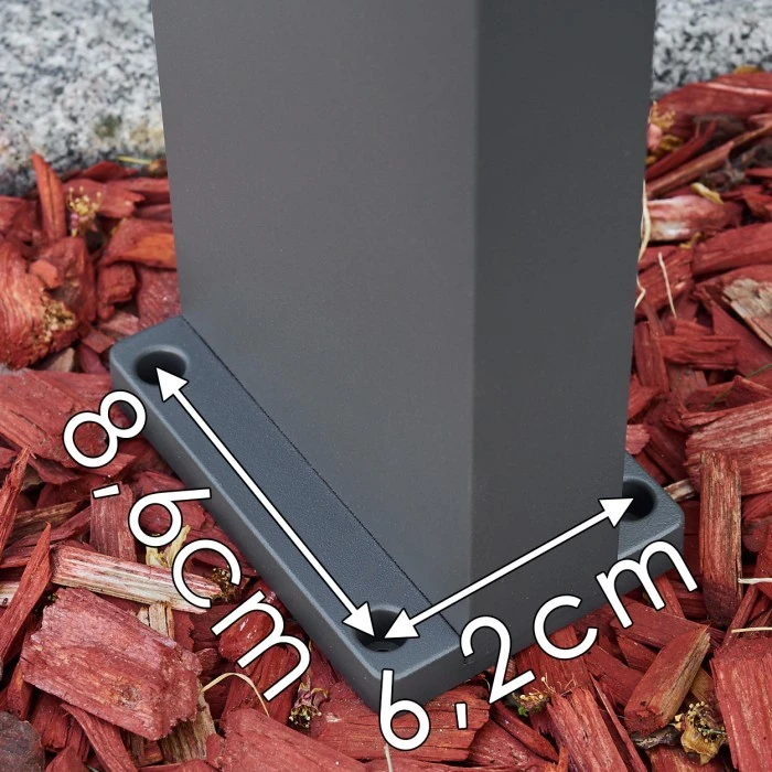 Hofstein Amarillo Wegeleuchte LED Anthrazit, 1-flammig 11 Hofstein Amarillo Wegeleuchte LED Anthrazit, 1-flammig – Bild 9