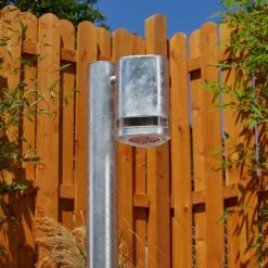 Hofstein Amyton Wegeleuchte Edelstahl, Transparent, Klar, Verzinkt, 1-flammig -Günstiges Wegeleuchten Geschäft amyton wegeleuchte h3607152 9