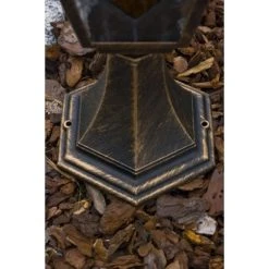 Hofstein Antibes Sockelleuchte Braun, Gold, 1-flammig -Günstiges Wegeleuchten Geschäft antibes sockelleuchte h160351 do5 2