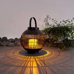 Hofstein Aosta Solarleuchte LED Braun, 1-flammig -Günstiges Wegeleuchten Geschäft aosta solarleuchte h3328453 6