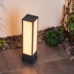 Hofstein Apidou Wegeleuchte LED Anthrazit, 1-flammig -Günstiges Wegeleuchten Geschäft apidou wegeleuchte h3439029 10