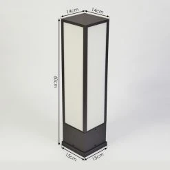 Hofstein Apidou Wegeleuchte LED Anthrazit, 1-flammig -Günstiges Wegeleuchten Geschäft apidou wegeleuchte h3439029 3