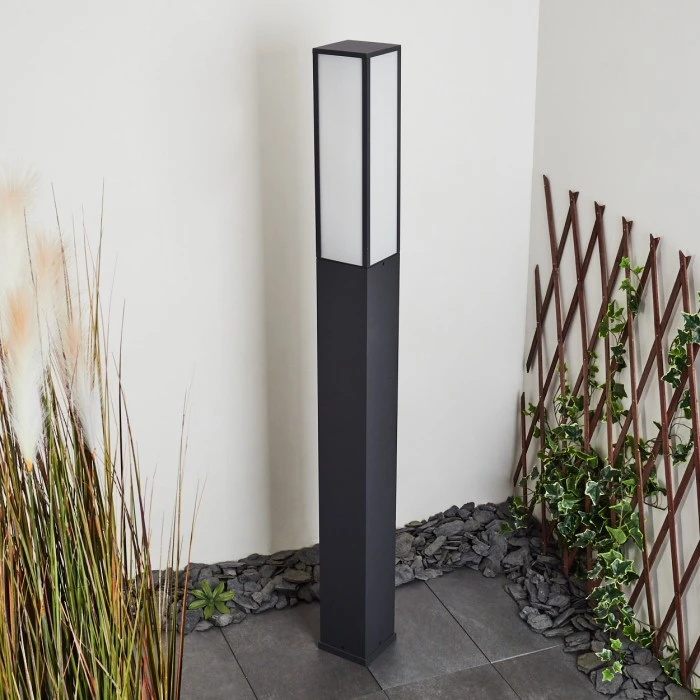 Hofstein Apidou Wegeleuchte LED Anthrazit, 1-flammig 4 Hofstein Apidou Wegeleuchte LED Anthrazit, 1-flammig – Bild 2