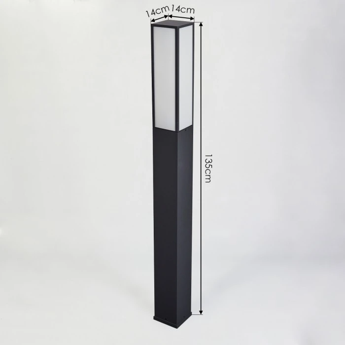 Hofstein Apidou Wegeleuchte LED Anthrazit, 1-flammig 6 Hofstein Apidou Wegeleuchte LED Anthrazit, 1-flammig – Bild 4