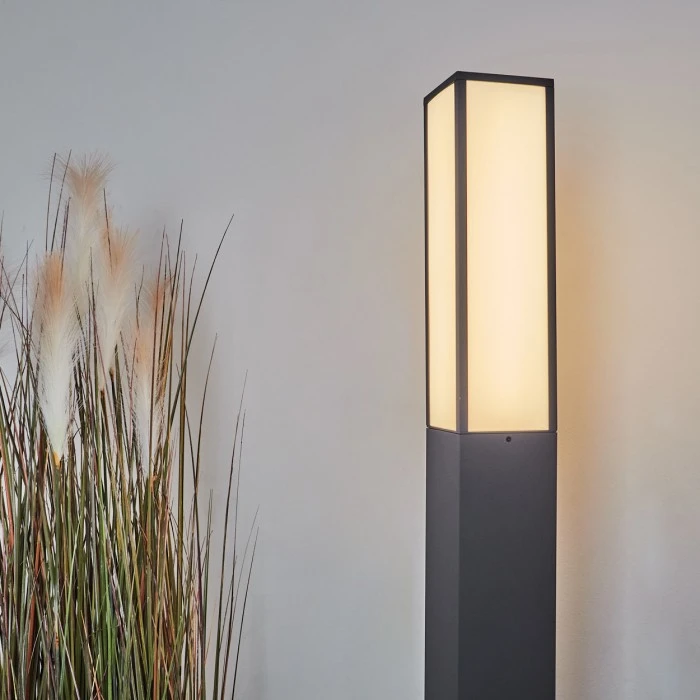 Hofstein Apidou Wegeleuchte LED Anthrazit, 1-flammig 9 Hofstein Apidou Wegeleuchte LED Anthrazit, 1-flammig – Bild 7