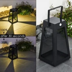 Hofstein Arnhem Solarleuchte LED Schwarz, 1-flammig -Günstiges Wegeleuchten Geschäft arnhem solarleuchte h3331989 4