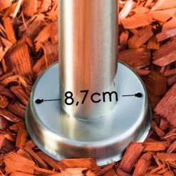 Hofstein Außensockelleuchte Cordova Edelstahl, 1-flammig -Günstiges Wegeleuchten Geschäft aussensockelleuchte cordova h3006047 2