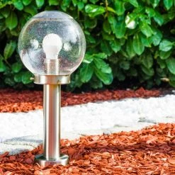 Hofstein Außensockelleuchte Cordova Edelstahl, 1-flammig -Günstiges Wegeleuchten Geschäft aussensockelleuchte cordova h3006047 4