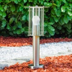 Hofstein Außensockelleuchte Valdez Edelstahl, 1-flammig 19 Hofstein Außensockelleuchte Valdez Edelstahl, 1-flammig -Günstiges Wegeleuchten Geschäft aussensockelleuchte valdez h3006023 3