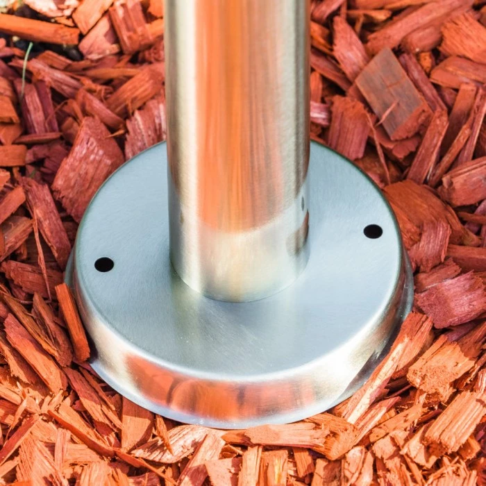 Hofstein Außensockelleuchte Valdez Edelstahl, 1-flammig 12 Hofstein Außensockelleuchte Valdez Edelstahl, 1-flammig – Bild 10