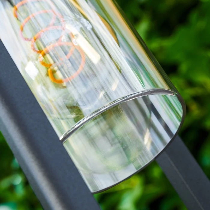 Hofstein Baoshan Sockelleuchte Schwarz, 1-flammig 5 Hofstein Baoshan Sockelleuchte Schwarz, 1-flammig – Bild 3