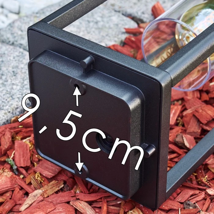 Hofstein Baoshan Sockelleuchte Schwarz, 1-flammig 8 Hofstein Baoshan Sockelleuchte Schwarz, 1-flammig – Bild 6