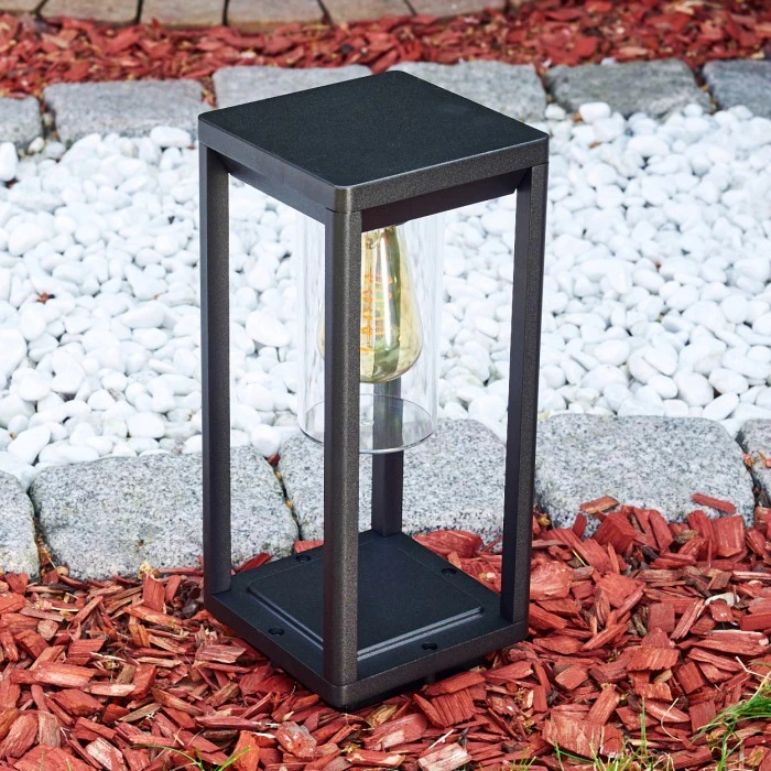 Hofstein Baoshan Sockelleuchte Schwarz, 1-flammig 10 Hofstein Baoshan Sockelleuchte Schwarz, 1-flammig – Bild 8