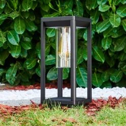 Hofstein Baoshan Sockelleuchte Schwarz, 1-flammig 20 Hofstein Baoshan Sockelleuchte Schwarz, 1-flammig -Günstiges Wegeleuchten Geschäft baoshan sockelleuchte h3323854 8