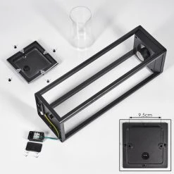 Hofstein Baoshan Sockelleuchte Schwarz, 1-flammig -Günstiges Wegeleuchten Geschäft baoshan sockelleuchte h3323878 4