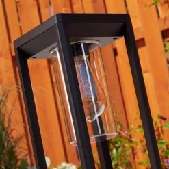 Hofstein Baoshan Sockelleuchte Schwarz, 1-flammig -Günstiges Wegeleuchten Geschäft baoshan sockelleuchte h3323878 5