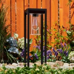 Hofstein Baoshan Sockelleuchte Schwarz, 1-flammig -Günstiges Wegeleuchten Geschäft baoshan sockelleuchte h3323878 6