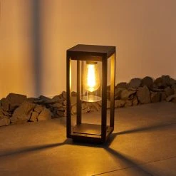 Hofstein Baoshan Sockelleuchte Schwarz, 1-flammig -Günstiges Wegeleuchten Geschäft baoshan sockelleuchte h3330197 16