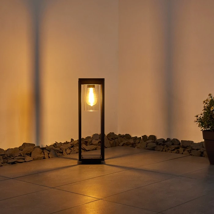 Hofstein Baoshan Sockelleuchte Schwarz, 1-flammig 13 Hofstein Baoshan Sockelleuchte Schwarz, 1-flammig – Bild 11