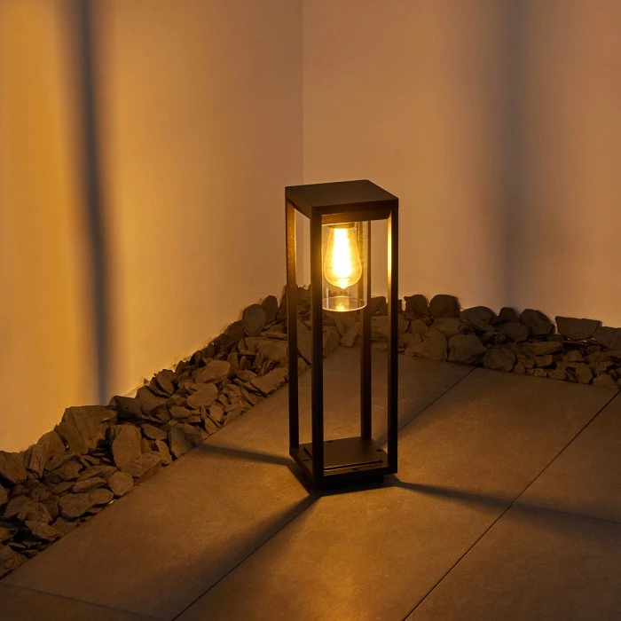 Hofstein Baoshan Sockelleuchte Schwarz, 1-flammig 14 Hofstein Baoshan Sockelleuchte Schwarz, 1-flammig – Bild 12