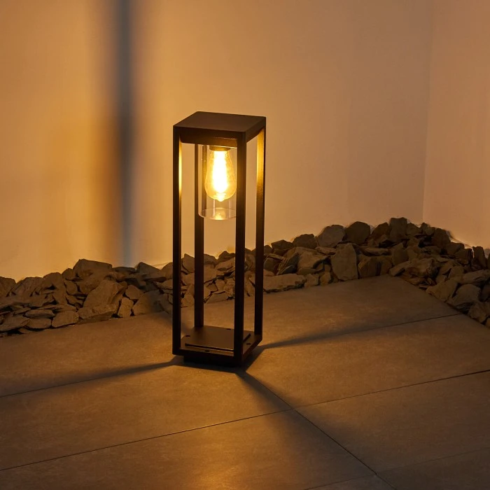 Hofstein Baoshan Sockelleuchte Schwarz, 1-flammig 17 Hofstein Baoshan Sockelleuchte Schwarz, 1-flammig – Bild 15