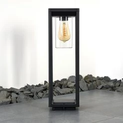 Hofstein Baoshan Sockelleuchte Schwarz, 1-flammig 26 Hofstein Baoshan Sockelleuchte Schwarz, 1-flammig -Günstiges Wegeleuchten Geschäft baoshan sockelleuchte h3330210 4