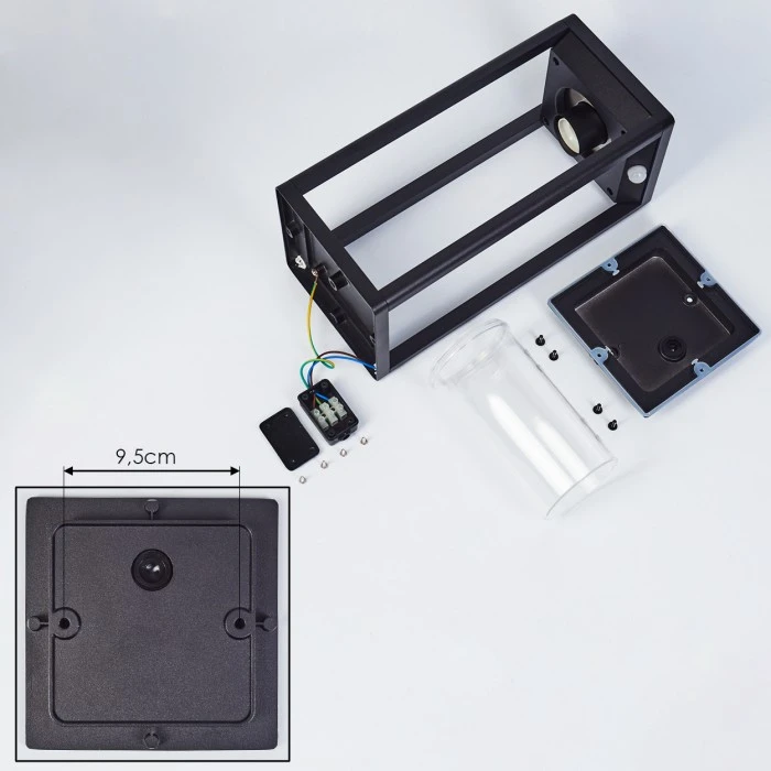 Hofstein Baoshan Wegeleuchte Schwarz, 1-flammig, Bewegungsmelder 7 Hofstein Baoshan Wegeleuchte Schwarz, 1-flammig, Bewegungsmelder – Bild 5