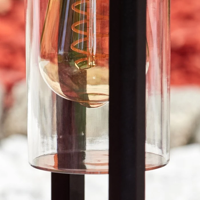 Hofstein Baoshan Wegeleuchte Schwarz, 1-flammig, Bewegungsmelder 8 Hofstein Baoshan Wegeleuchte Schwarz, 1-flammig, Bewegungsmelder – Bild 6