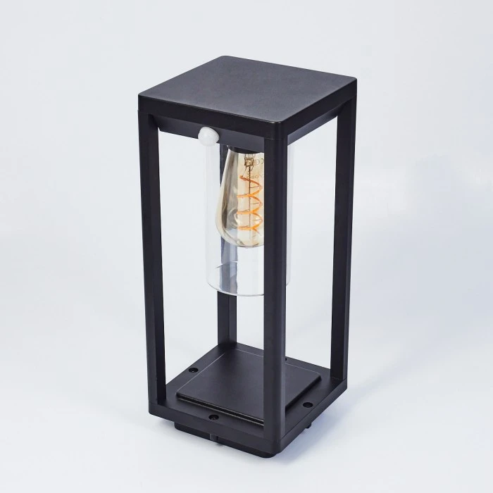 Hofstein Baoshan Wegeleuchte Schwarz, 1-flammig, Bewegungsmelder 10 Hofstein Baoshan Wegeleuchte Schwarz, 1-flammig, Bewegungsmelder – Bild 8