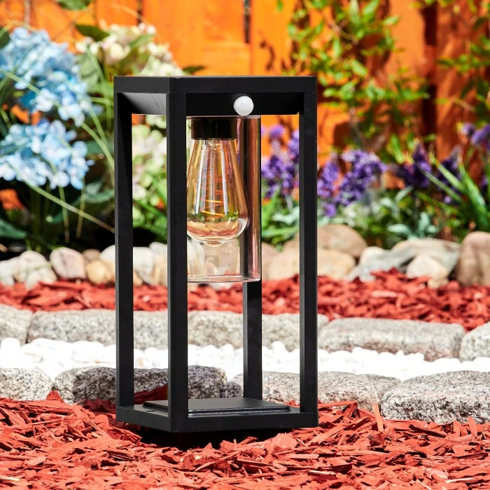 Hofstein Baoshan Wegeleuchte Schwarz, 1-flammig, Bewegungsmelder 11 Hofstein Baoshan Wegeleuchte Schwarz, 1-flammig, Bewegungsmelder – Bild 9