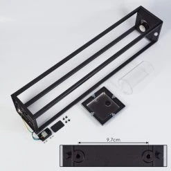 Hofstein Baoshan Wegeleuchte Schwarz, 1-flammig, Bewegungsmelder -Günstiges Wegeleuchten Geschäft baoshan wegeleuchte h3451618 4