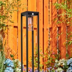 Hofstein Baoshan Wegeleuchte Schwarz, 1-flammig, Bewegungsmelder -Günstiges Wegeleuchten Geschäft baoshan wegeleuchte h3451618 8