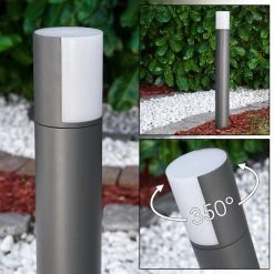 Hofstein Baulund Wegeleuchte LED Anthrazit, 1-flammig