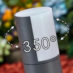 Hofstein Baulund Wegeleuchte LED Anthrazit, 1-flammig -Günstiges Wegeleuchten Geschäft baulund wegeleuchte h3333457 2