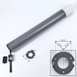 Hofstein Baulund Wegeleuchte LED Anthrazit, 1-flammig -Günstiges Wegeleuchten Geschäft baulund wegeleuchte h3333457 4