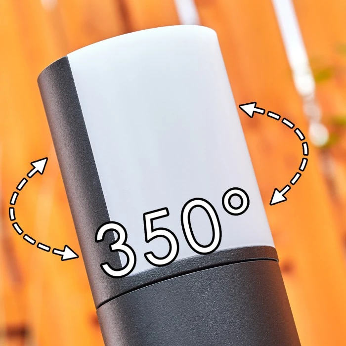 Hofstein Baulund Wegeleuchte LED Schwarz, 1-flammig 5 Hofstein Baulund Wegeleuchte LED Schwarz, 1-flammig – Bild 3