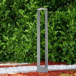 Hofstein Borga Wegeleuchte LED Anthrazit, 1-flammig -Günstiges Wegeleuchten Geschäft borga wegeleuchte h3301456 do1 2