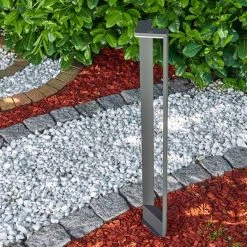 Hofstein Borga Wegeleuchte LED Anthrazit, 1-flammig -Günstiges Wegeleuchten Geschäft borga wegeleuchte h3301456 do1 4