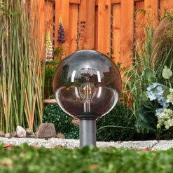 Hofstein Bostarenga Sockelleuchte Anthrazit, 1-flammig -Günstiges Wegeleuchten Geschäft bostarenga sockelleuchte h3600610 8