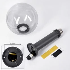 Hofstein Bostarenga Sockelleuchte Anthrazit, 1-flammig -Günstiges Wegeleuchten Geschäft bostarenga sockelleuchte h3600641 4